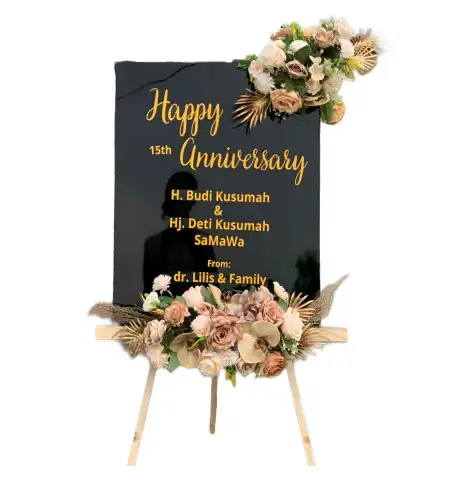 Papan Bunga Akrilik Gantungan